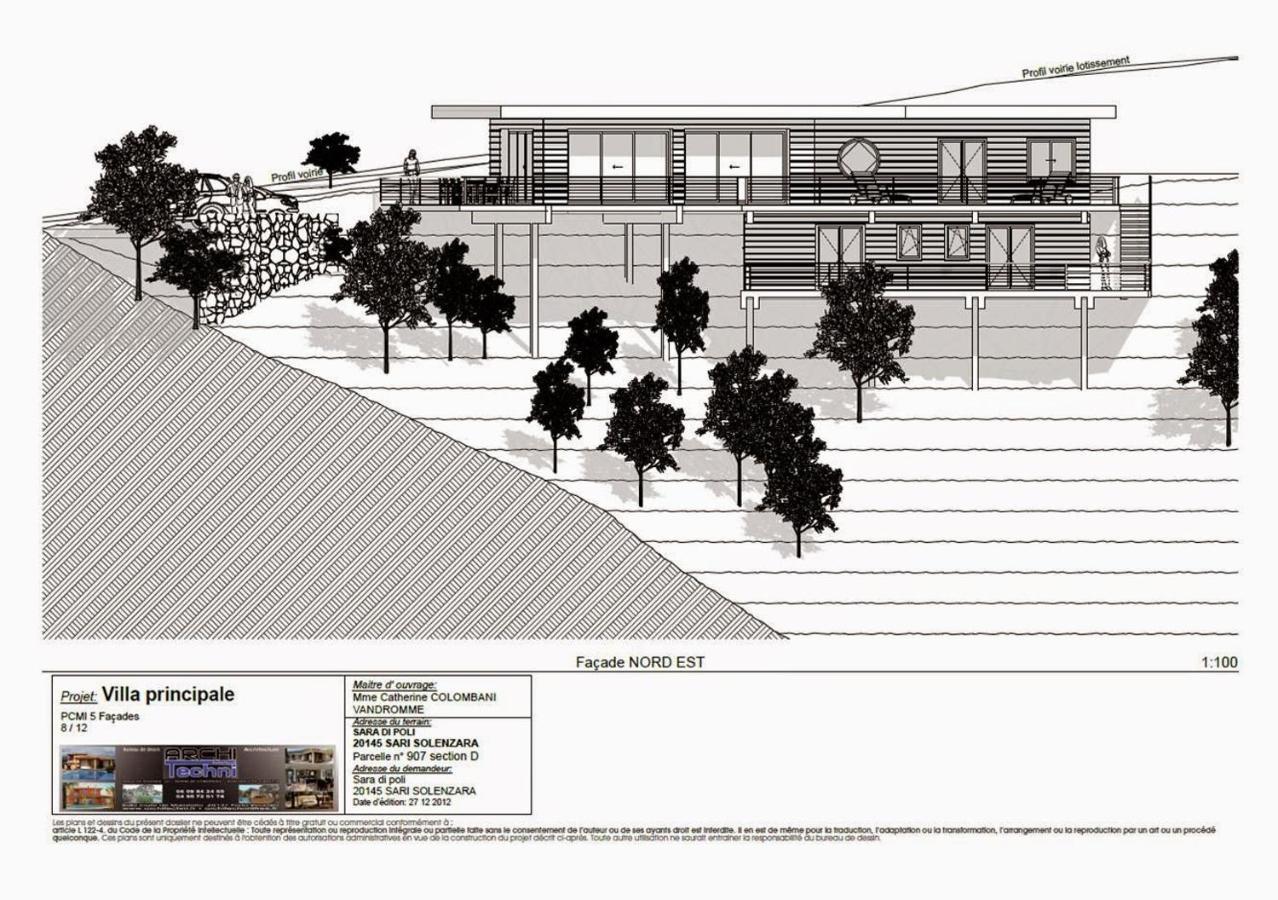 Villa L'Alpana En Bois Vue Mer A 180 Degres Sari-Solenzara Exterior foto